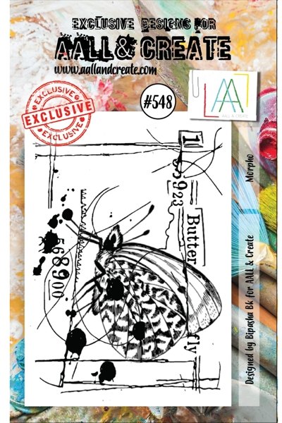 Aall & Create Aall & Create A7 Stamp #548 - Morpho