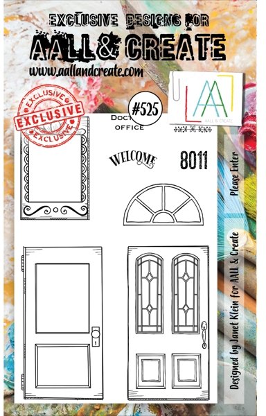Aall & Create Aall & Create A6 Stamp #525 - Please Enter