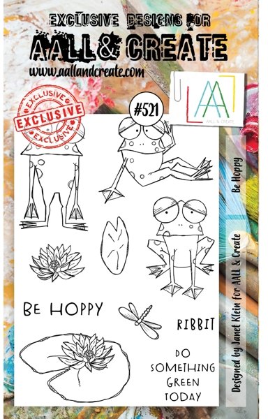 Aall & Create Aall & Create A6 Stamp #521 - Be Hoppy