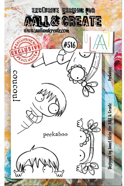Aall & Create Aall & Create A7 Stamp #516 - Peekaboo