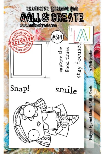 Aall & Create Aall & Create A7 Stamp #514 - The Photographer
