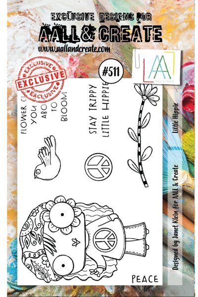 Aall & Create Aall & Create A7 Stamp #511 - Little Hippie