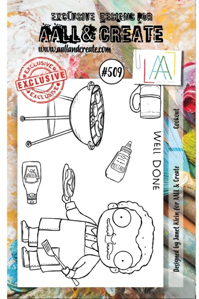 Aall & Create Aall & Create A7 Stamp #509 - Cookout