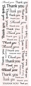 Woodware Woodware Stamps Thank You Lots