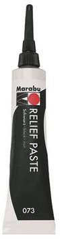 Marabu Marabu Relief Paste Black 20ml For Glass & Porcelain