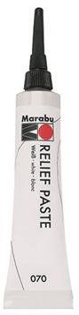 Marabu Marabu Relief Paste White 20ml For Glass & Porcelain