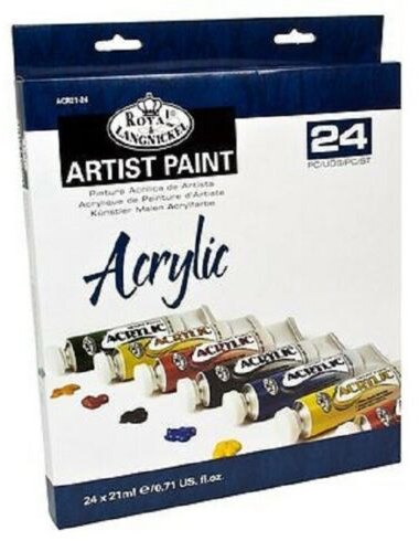 Royal & Langnickel Royal & Langnickel 24 x 21ml Acrylic Paint Set ACR21-24