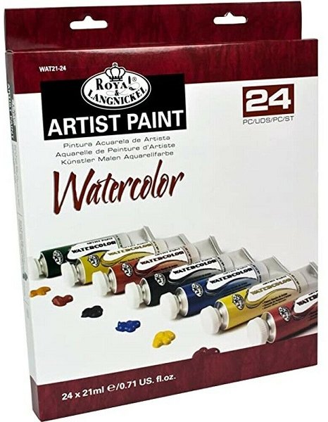 Royal & Langnickel Royal & Langnickel 24 x 21ml Watercolor Paint Set WAT21-24