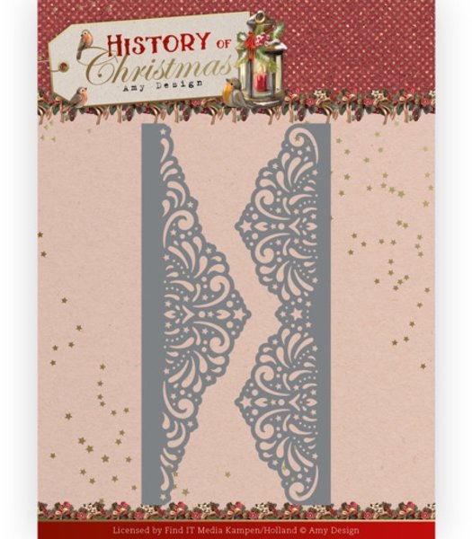 Amy Design Amy Design - History of Christmas - Lacy Christmas Borders Die