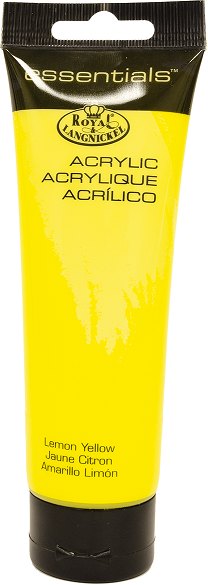 Royal & Langnickel Royal & Langnickel 120ml Acrylic Paint Tube -  Lemon Yellow Cadmium RAA106 - 4 For £14