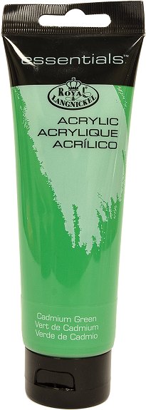 Royal & Langnickel Royal & Langnickel 120ml Acrylic Paint Tube - Cadmium Green RAA117 - 4 For £14