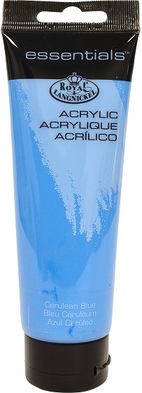 Royal & Langnickel Royal & Langnickel 120ml Acrylic Paint Tube - Cerulean Blue RAA143 - 4 For £14