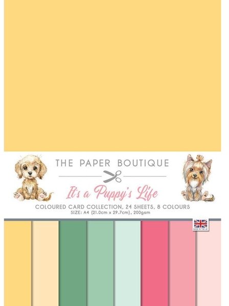 Paper Boutique The Paper Boutique It’s a Puppy’s Life Colour Card Collection