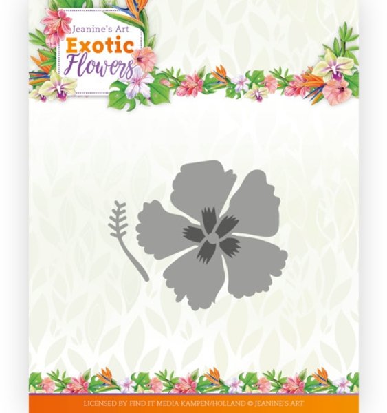 Jeanine's Art Jeanine's Art - Exotic Flowers - Exotic Hibiscus Die