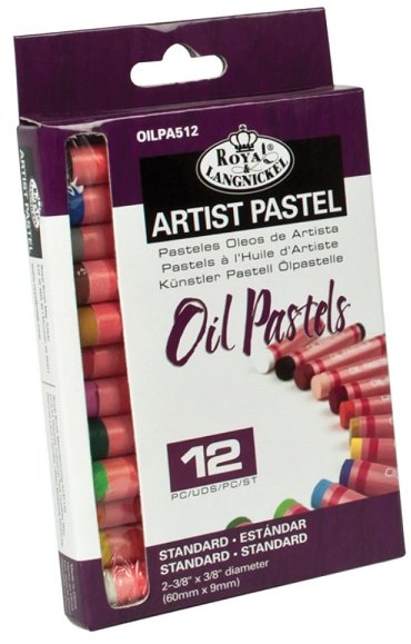 Royal & Langnickel Royal & Langnickel Set Of 12 Standard Oil Art Pastels OILPA512