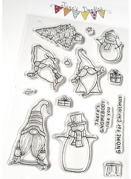 Jane's Doodles Jane's Doodles Clear Stamp - Merry Gnomes (JD082)