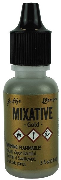 Ranger Ranger Tim Holtz Adirondack Alcohol Ink Mixative Gold 14ml - £4.81 off any 4 Alcohol Inks