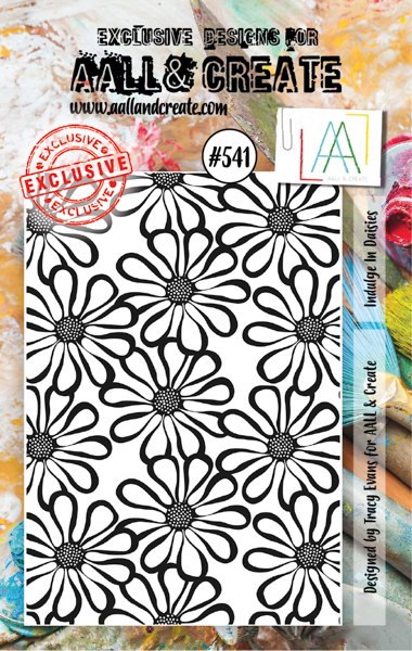 Aall & Create A7 Stamp #541 - Indulge In Daisies