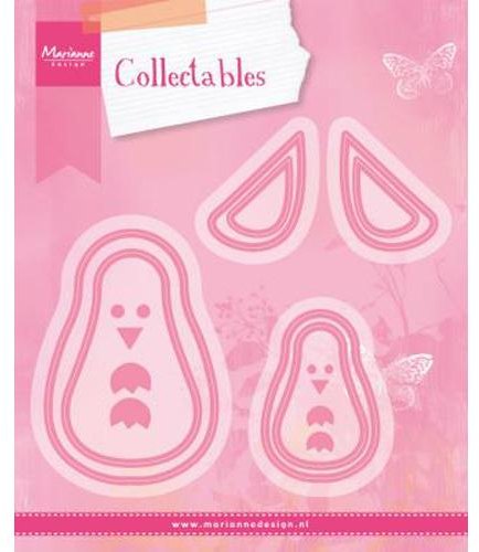 Marianne Design Collectables Cutting Dies & Clear Stamps - Penguin COL1331
