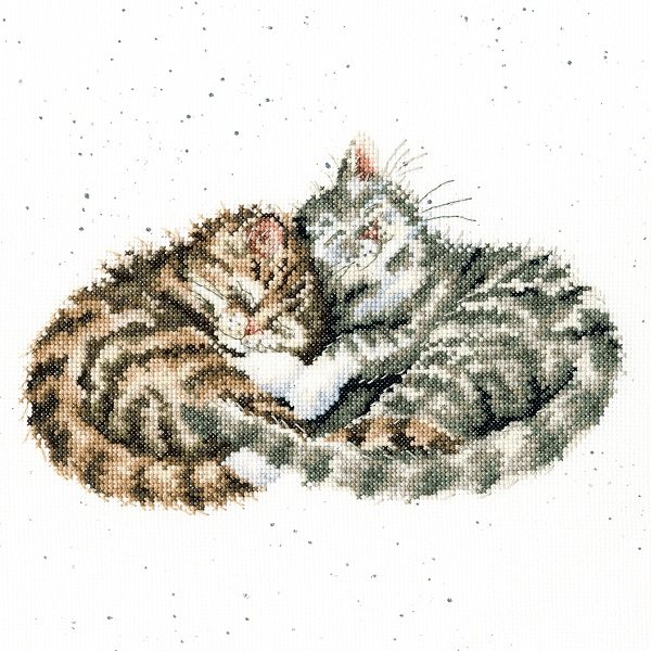 Bothy Threads Bothy Threads Sweet Dreams Hannah Dale Cats Counted Cross Stitch Kit XHD88