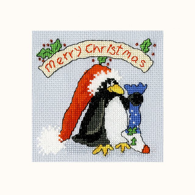 Bothy Threads Bothy Threads PPP Please Santa Christmas Card Counted Cross Stitch Kit XMAS33