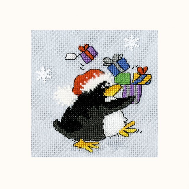 Bothy Threads Bothy Threads PPP Presents Christmas Card Counted Cross Stitch Kit XMAS35