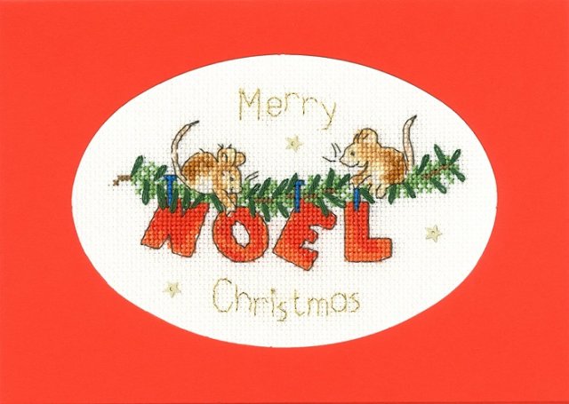 Bothy Threads Bothy Threads The First Noel Christmas Card Counted Cross Stitch Kit XMAS39