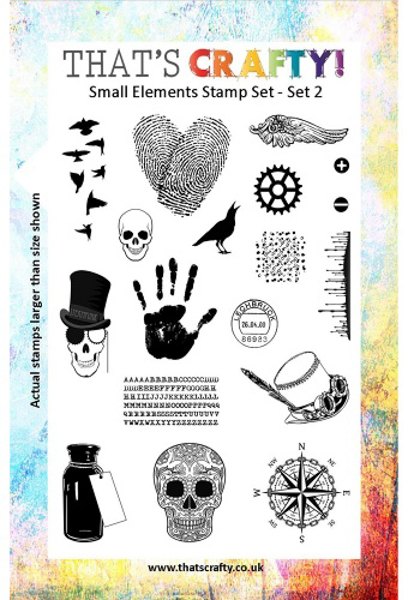 That's Crafty! Clear Stamp Set - Small Elements - Set 2 TC006