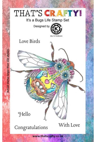 That's Crafty! A5 Clear Stamp Set - It's a Bugs Life TC013