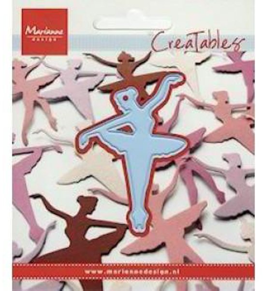 Marianne Designs Creatables Cutting Dies & Clear Stamps - Ballerina LR0165