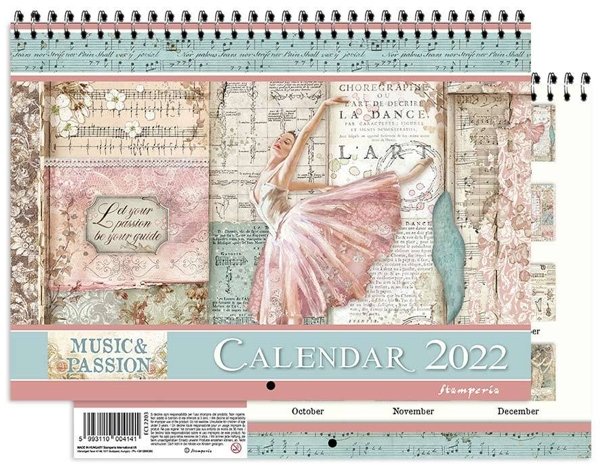 Stamperia Stamperia Passion Calendar 2022 ECL2203