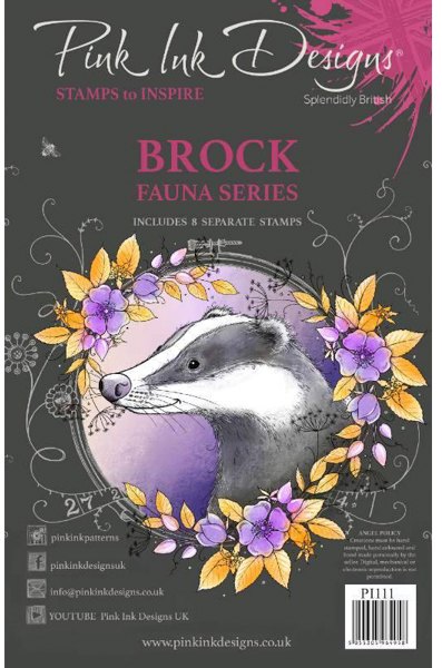 Pink Ink Designs Brock A5 Clear Stamp