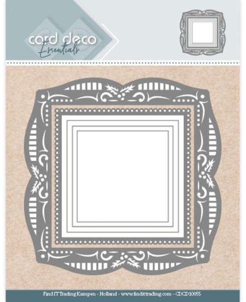 Card Deco Card Deco Essentials - Aperture Dies Holly Square
