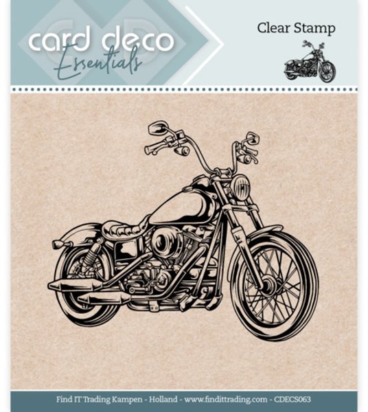 Card Deco Essentials - Clear Stamps – Motorbike