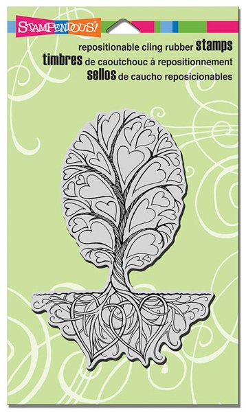 Stampendous Cling Rubber Stamps - Roots Of Love