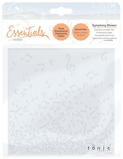 Tonic Studio Essentials Embossing Folder - Symphony Shower