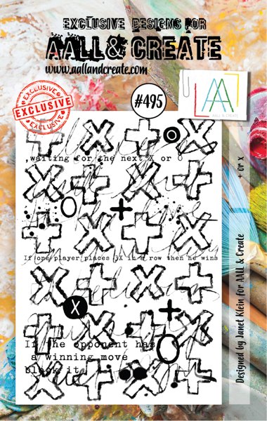Aall & Create A7 Stamp #495 - + or x
