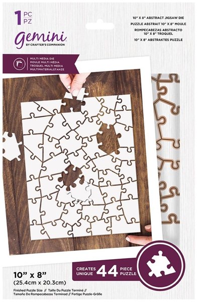 Crafter's Companion Gemini Multimedia Die - Abstract Jigsaw 10x8