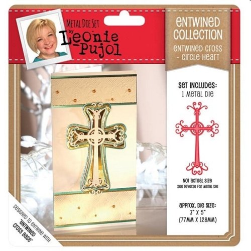 Leonie Pujol Leonie Pujol Christmas Entwined Collection - Cross Set Circle Heart Die