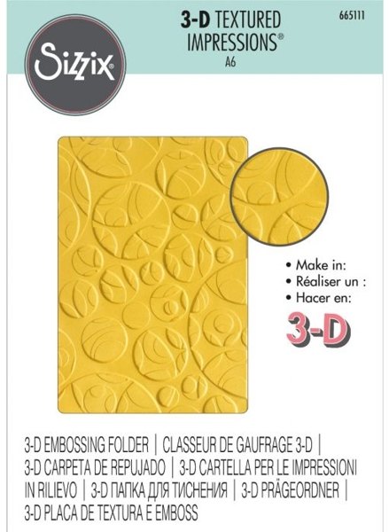 Sizzix Sizzix 3D Textured Embossing Folder – Swiss Cheese 665111