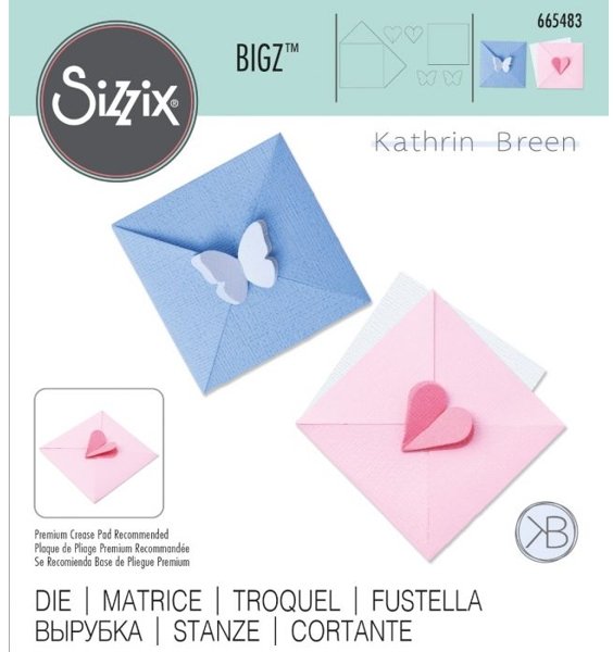 Sizzix Sizzix Bigz Die - Mini Card & Envelope Set by Kath Breen 665483