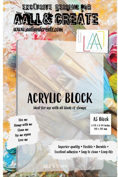 Aall & Create Aall & Create - A5 Acrylic Block