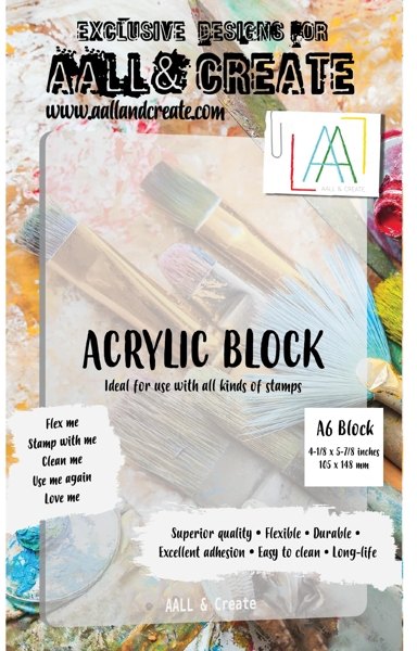 Aall & Create Aall & Create - A6 Acrylic Block