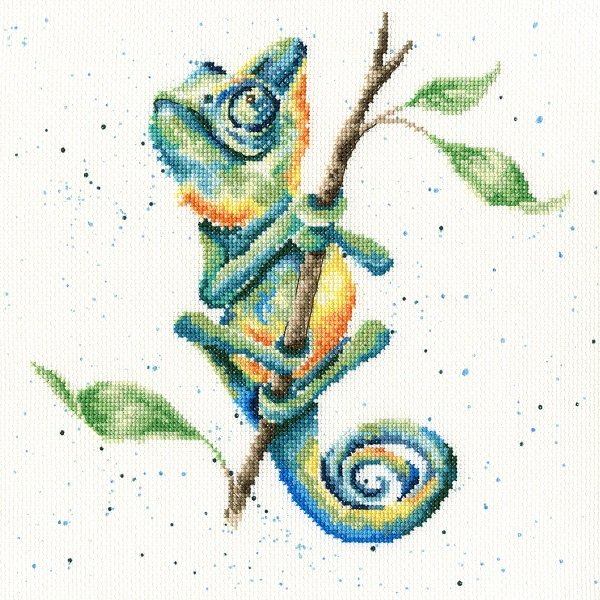 Bothy Threads Bothy Threads One In A Chameleon Hannah Dale Counted Cross Stitch Kit XHD93