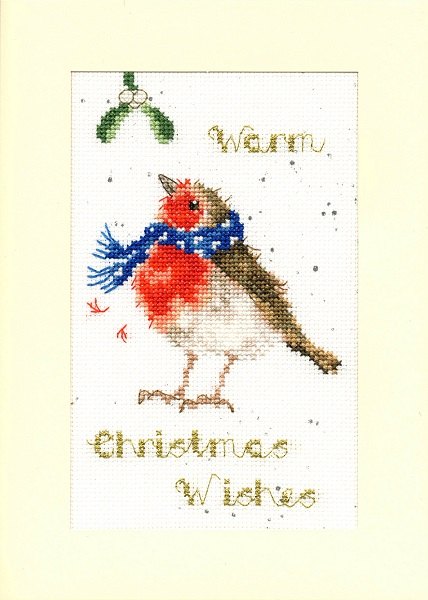 Bothy Threads Bothy Threads Warm Wishes Hannah Dale Christmas Card Counted Cross Stitch Kit XMAS47