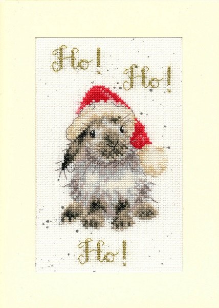 Bothy Threads Bothy Threads Ho! Ho! Ho! Hannah Dale Christmas Card Counted Cross Stitch Kit XMAS49