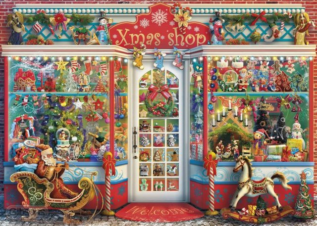 Gibsons Gibsons Christmas Emporium 1000 Piece jigsaw Puzzle New G6328