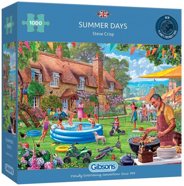 Gibsons Gibsons Summer Days 1000 Piece jigsaw Puzzle New G6323