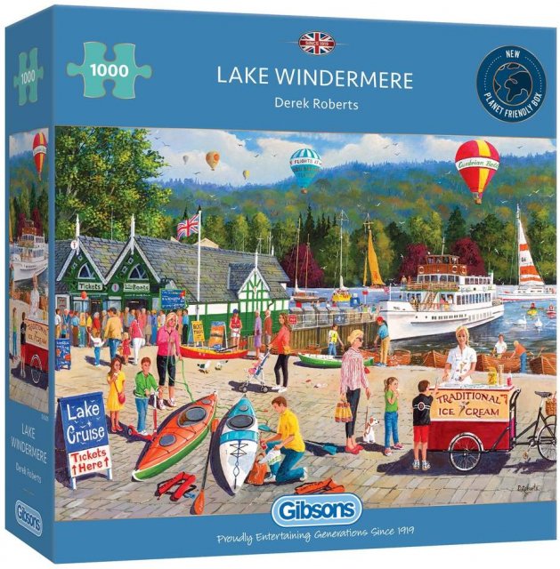 Gibsons Gibsons Lake Windermere 1000 Piece jigsaw Puzzle New G6325