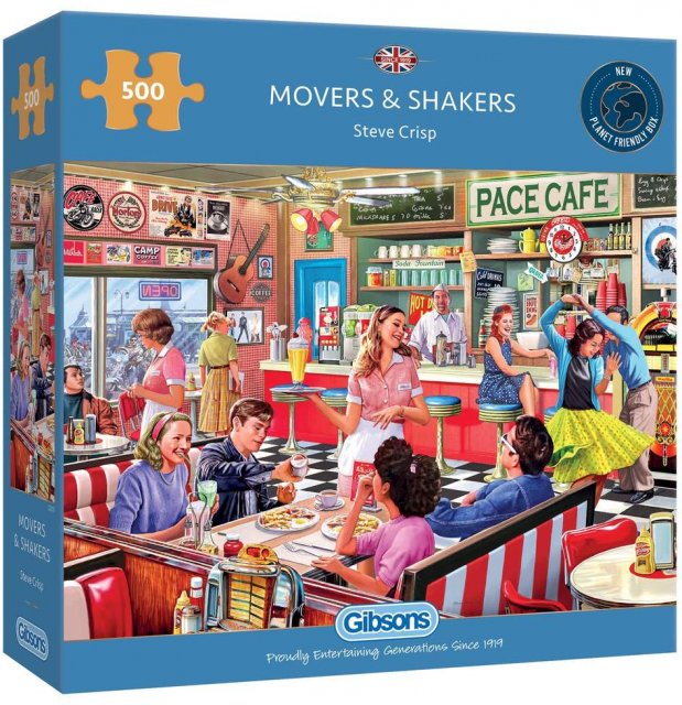 Gibsons Gibsons Movers & Shakers 500 Piece Jigsaw Puzzle G3117
